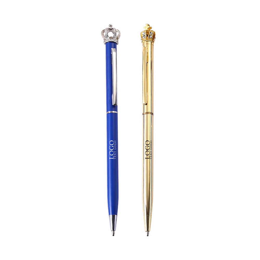 The Slim Metal Pens with Crown All Colors