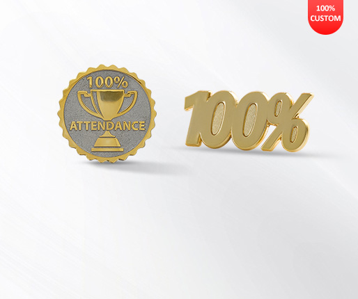 Custom 100% Badges