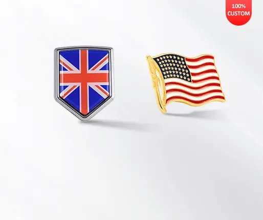 Custom Flag Badges Custom Flag Badges