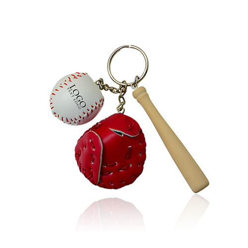 Custom Baseball Glove Keychain