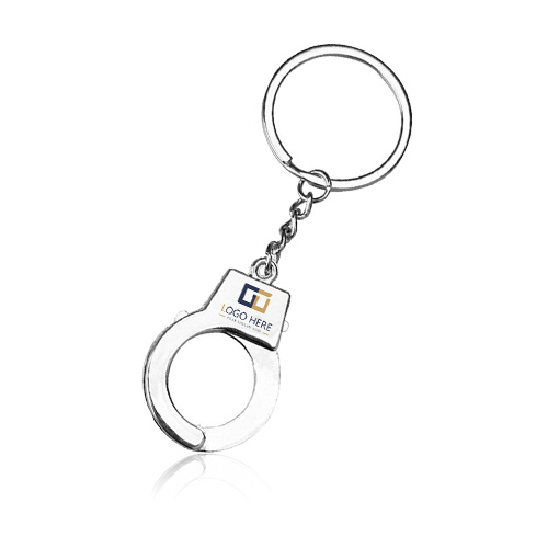 Custom Metal Handcuff Shaped Key Chain