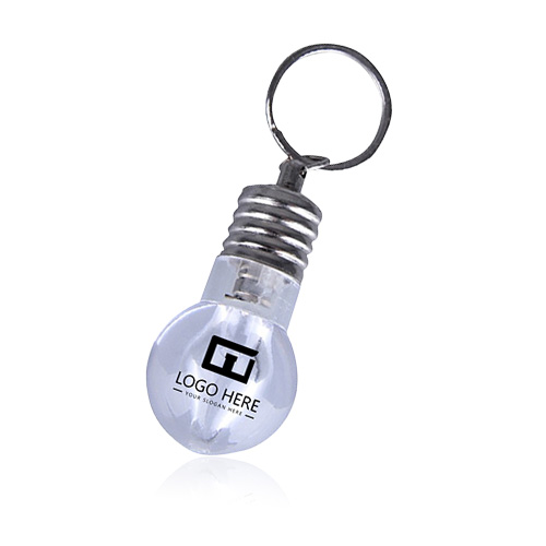 Promo Super Bright LED Flashlight Swivel Keychain