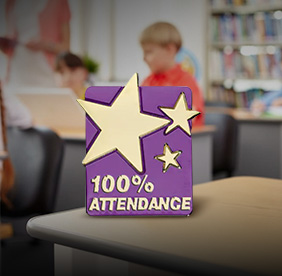 School Attendance Badges