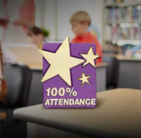 School Attendance Badges School Attendance Badges