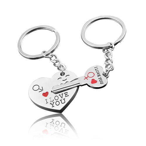 Custom Couple Keychain for Valentine's Day