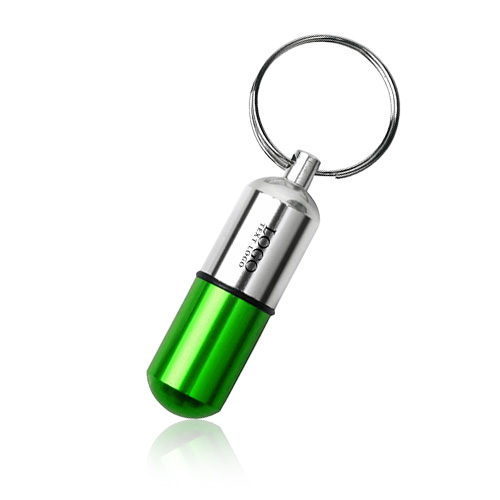 Giveaway Custom Aluminium Pill Case Keychain