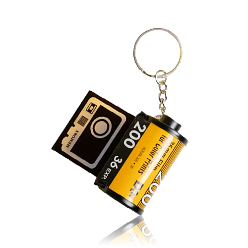 Personalized Custom Photo Film Camera Roll Keychain