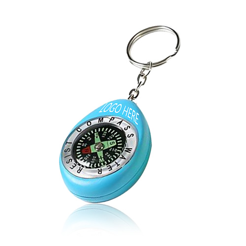 Promo Oval Compass keychain