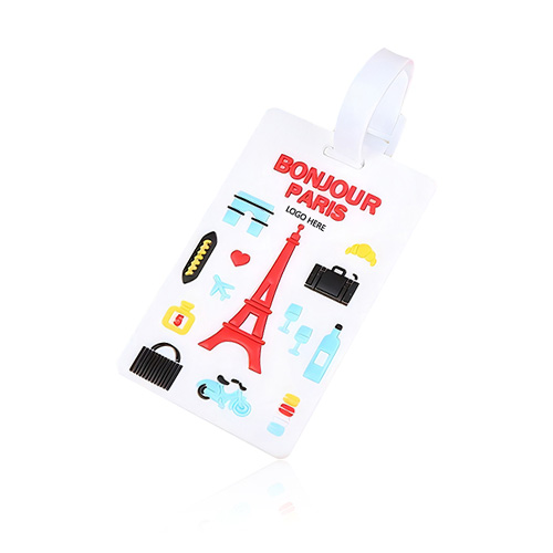 Promo PVC Soft Adhesive Travel ID Luggage Tags