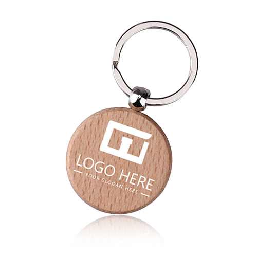 Promo Round Wooden Key Holder