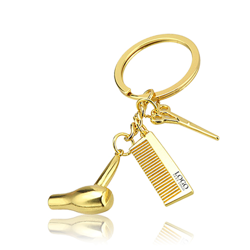 Beauty Salon Simulation Tool Advertising Customized Keychain