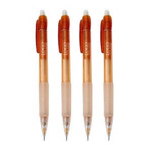 Clear Brown Push Action Mechanical Pencil