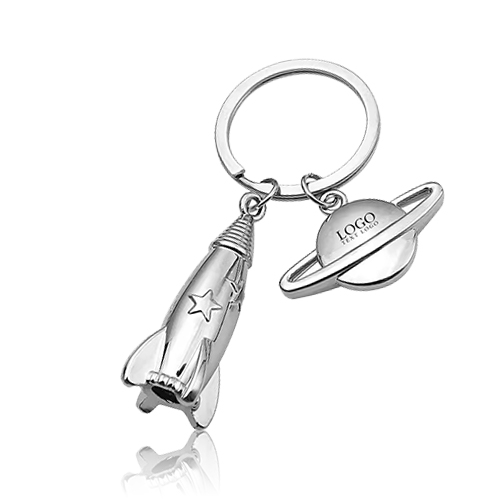 Customized Planets and rocket keychains with Logo