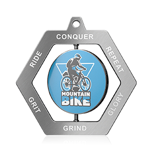 Hexagon Sports Custom Spinner Medals