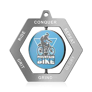 Hexagon Sports Custom Spinner Medals