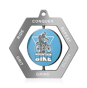 Hexagon Sports Custom Spinner Medals