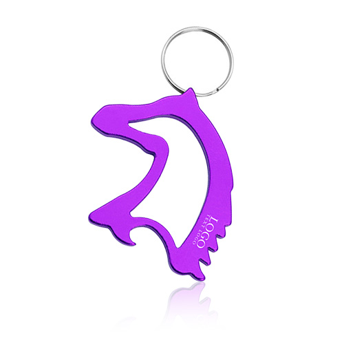 Horse Shaped Bottle Opener Keychain