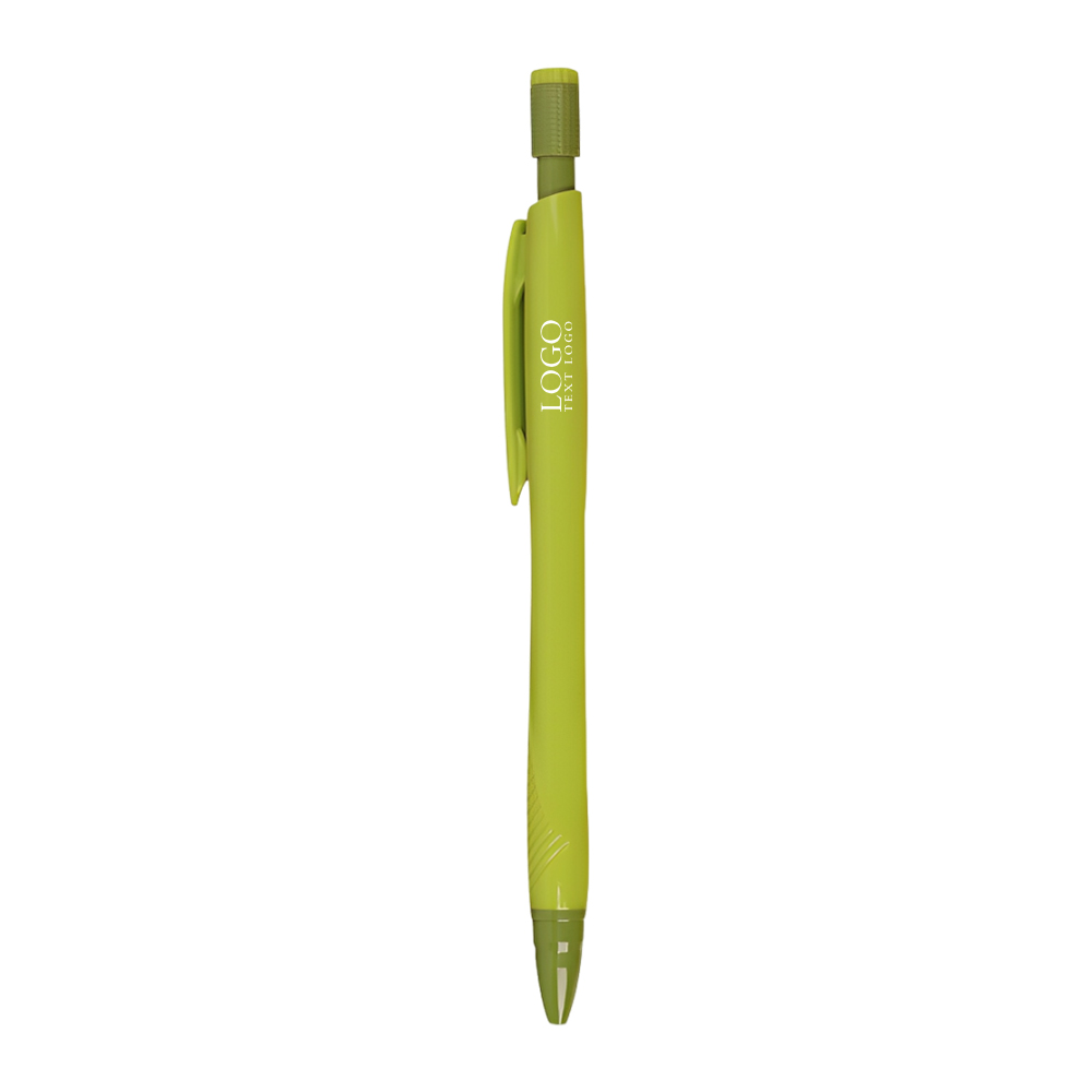 Mechanical Pencil With Buit-in Lead Sharpener Green With Logo