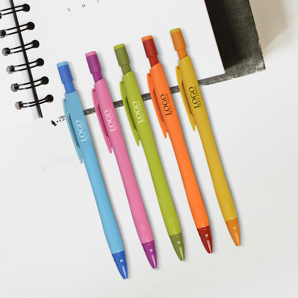 Mechanical Pencil With Buit-in Lead Sharpener On Book