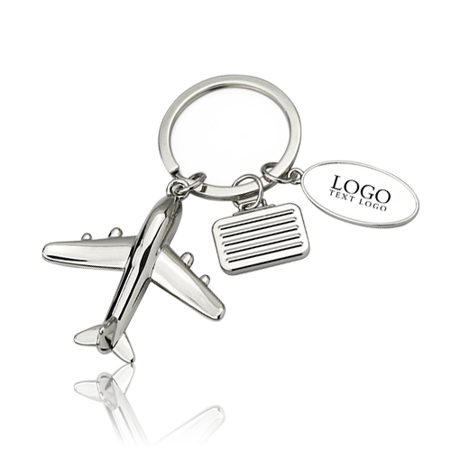 Mini Aircraft Model Customizable Keychain with Laser Engraving Logo