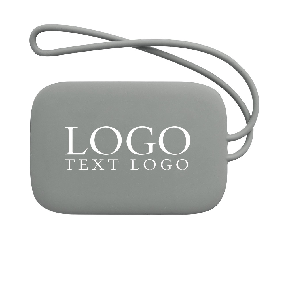 PATIKIL Siliconen Bagagelabel Grijs met Logo