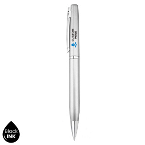 Matte Silver Metallic Tube Gift Pen
