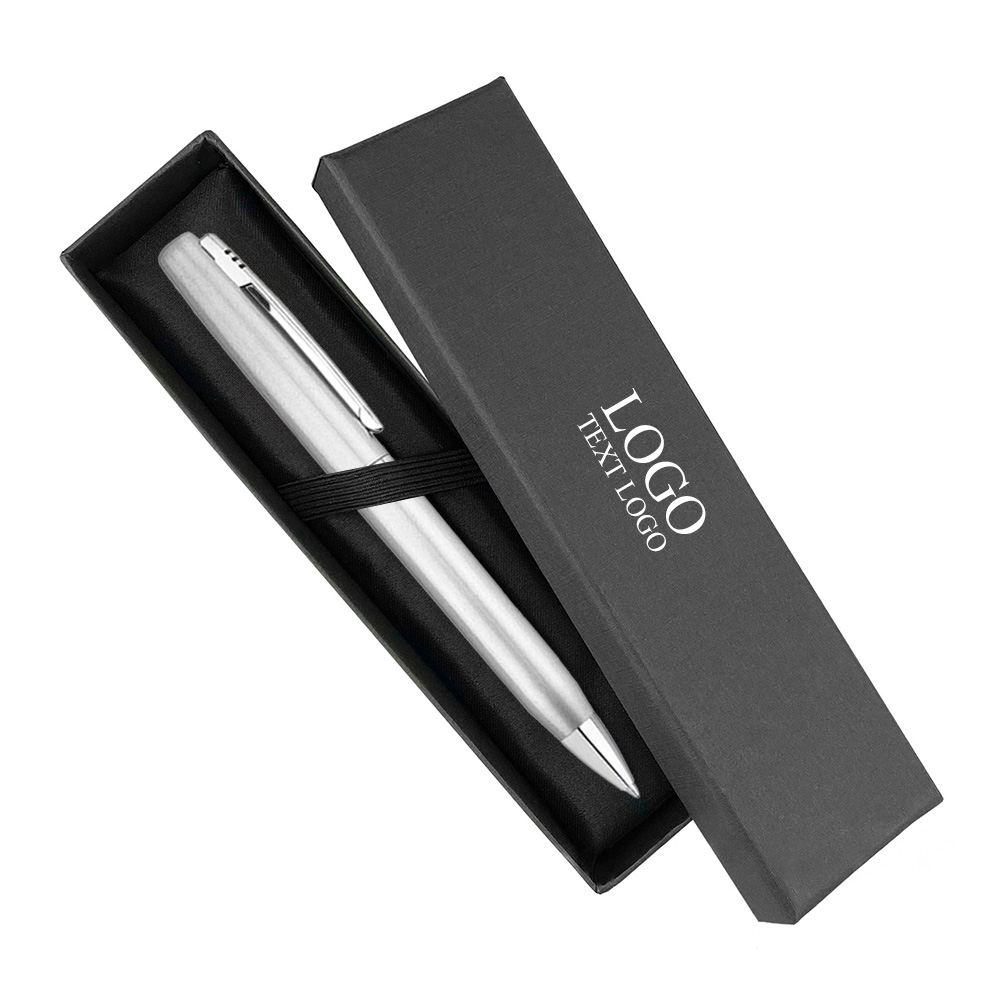 Metal Promotional Ballpoint Gift Pen In Box With Logo