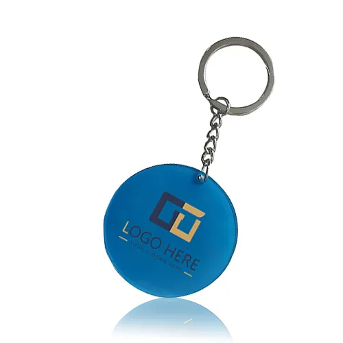 Promo Full Color Round Circle Acrylic Keychain