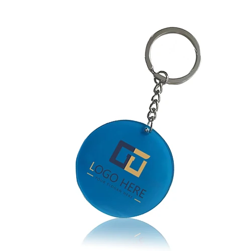 Promo Full Color Round Circle Acrylic Keychain