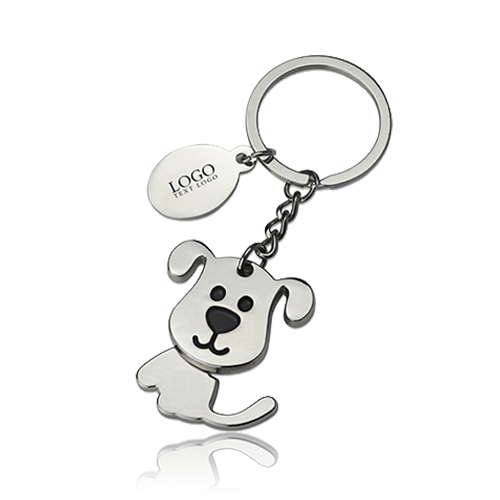 Simulated Puppy Activity Gift Customized Metal Keychain