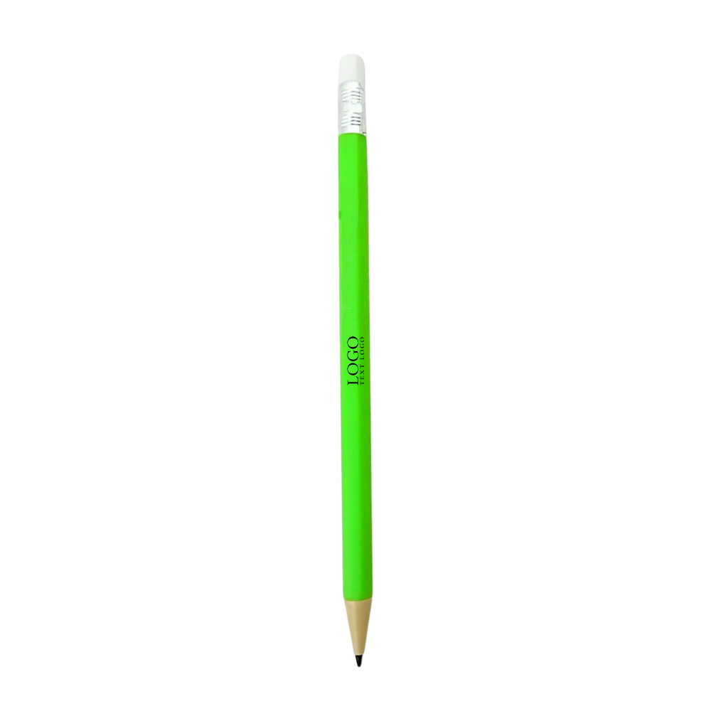 Transparant Bruin Push Action Mechanisch Potlood Groen Met Logo Transparant Bruin Push Action Mechanisch Potlood Groen Met Logo