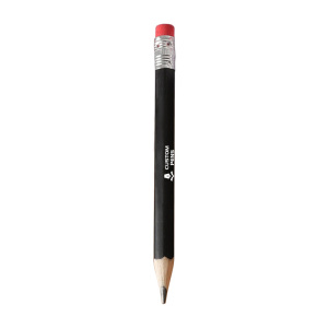 Black Short Custom Wood Pencil