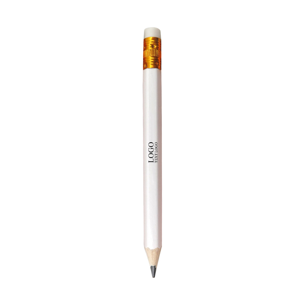 Sharpen-Free Customized Golf Pencils White With Logo