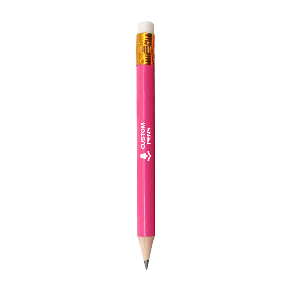 Rose-red HB Pencil With Printed Logo With Logo