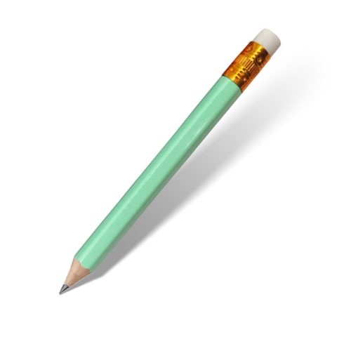 Sharpen-Free Customized Green Golf Pencils