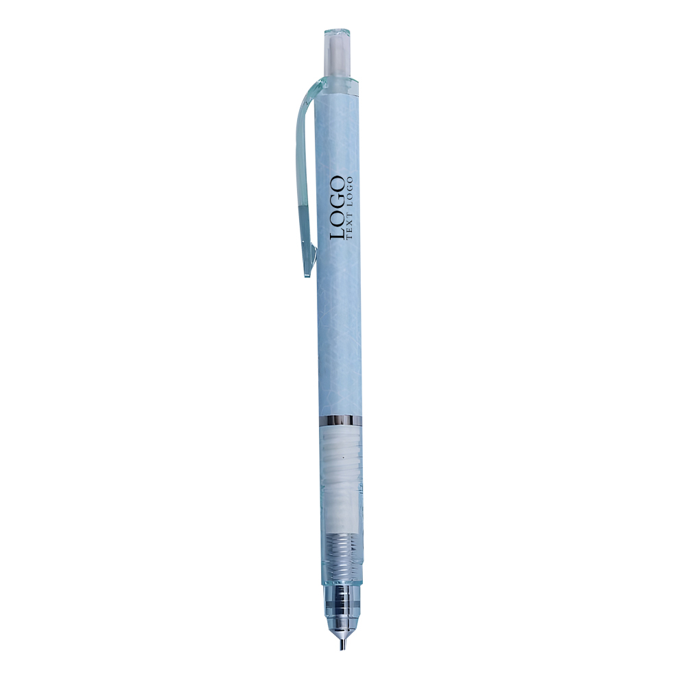 Student Anti-breakage Automatic Pencil  Blue With Logo