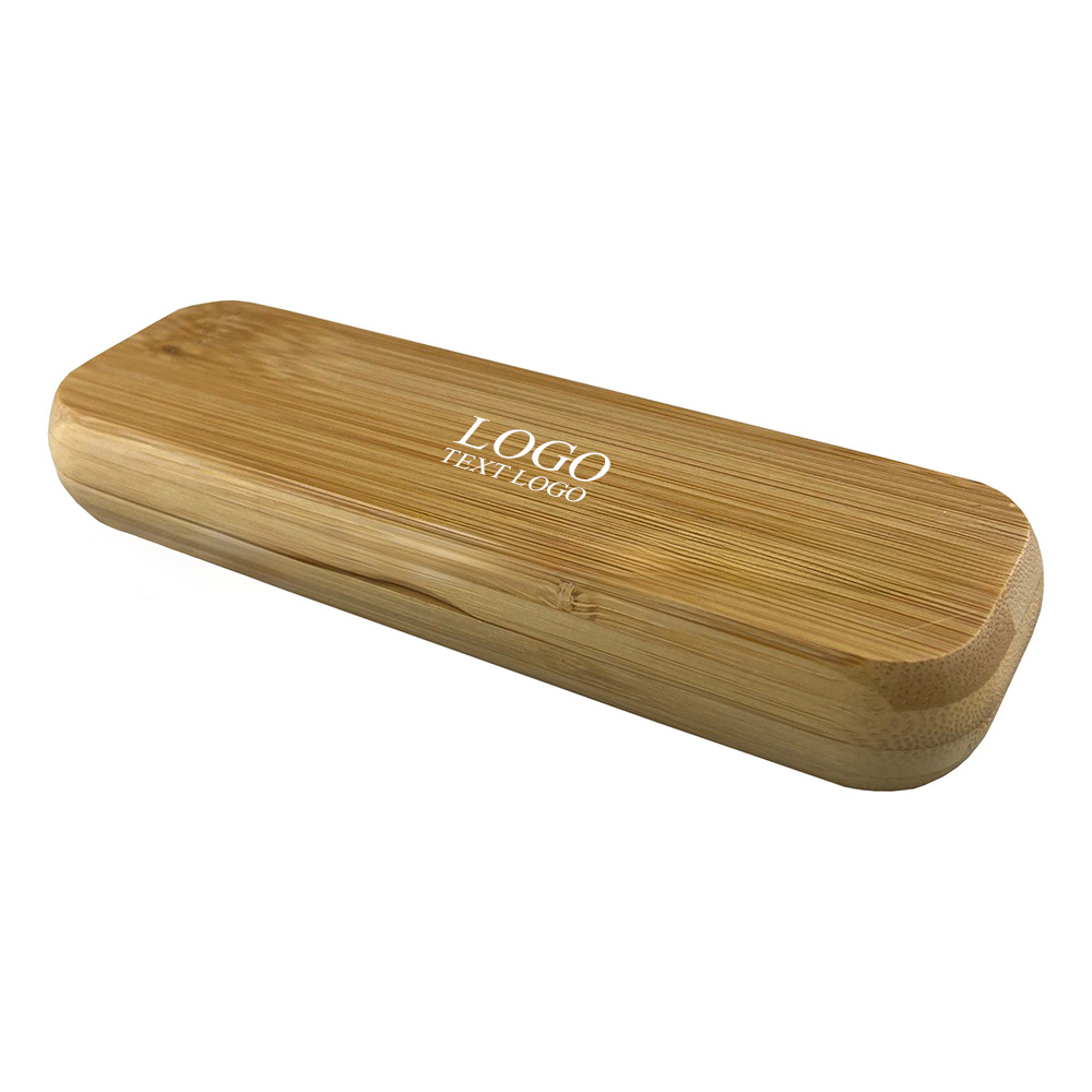 Promotional Bamboo Ballpoint Gift Pen Box With Logo