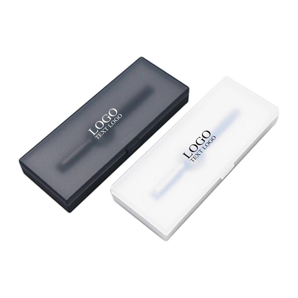 Vintage Wooden Gift Pen Box With Logo