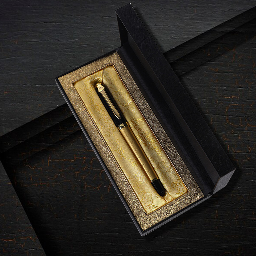 Coffret cadeau d'affaires haut de gamme avec stylo signature de haute qualité
