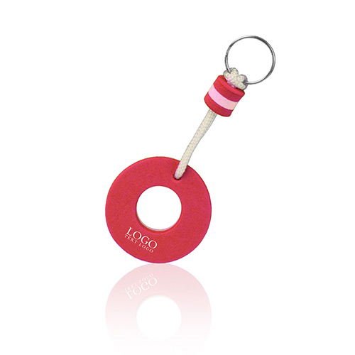 Customized Lifebuoy-Shape EVA Floating Keychain