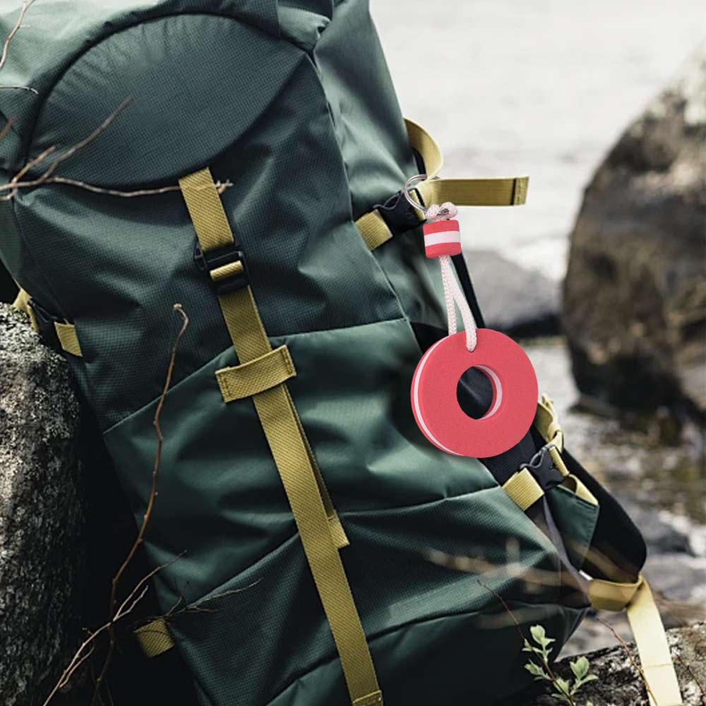 Customized Lifebuoy-Shape  Floating Keychain