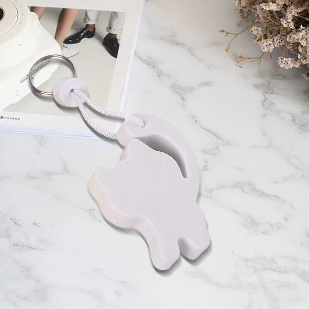 Waterproof EVA Floating Sponge Keychain