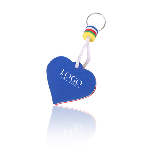 Custom Heart Shape Floating Keychain with Logo