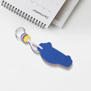 Customized EVA Car Shape Floating Keychain with Logo