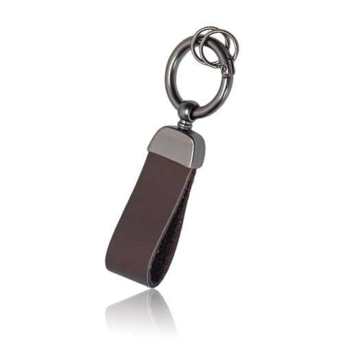 Promo High-end Fashion Leather Custom Keychains with  Logo