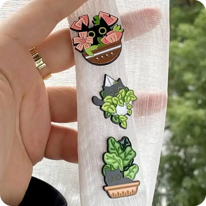 Botanical Soft Enamel Pins Botanical Soft Enamel Pins