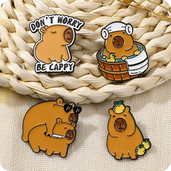 Happy Piggy Soft Enamel Pins