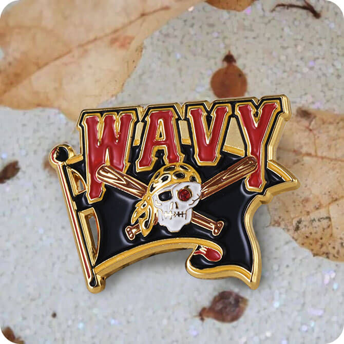 Navy Soft Enamel Pins