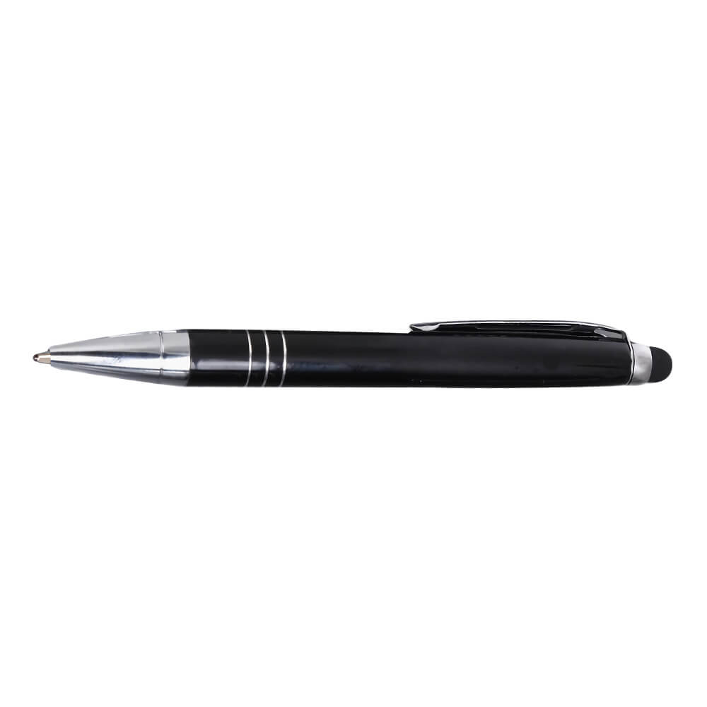Custom black heavy-touch metal aluminum stylus pen-black
