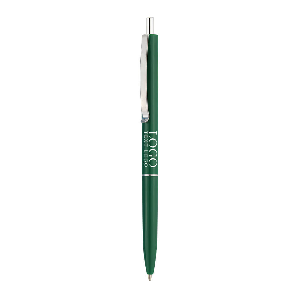 Wholesale Customizable Logo Ballpoint Pens-Promotional Pens with logo-dark green